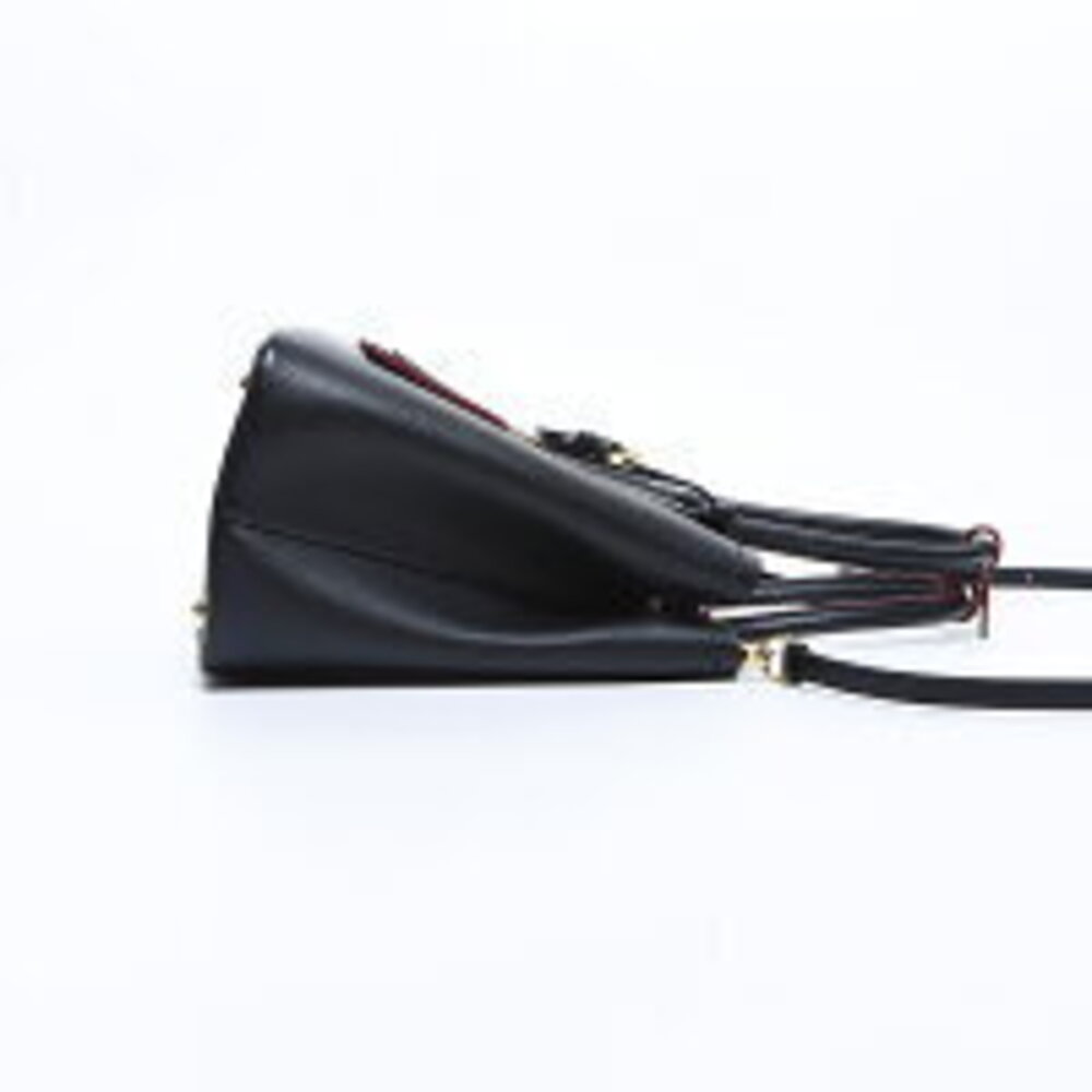 Prada Double Saffiano leather Shoulder bag black - Picture 5 of 13